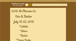 Desktop Screenshot of mcphersoncofair.com